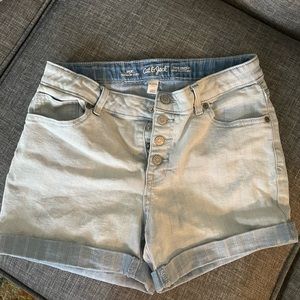 Girls Cat and Jack Jean Shorts